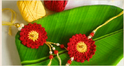 Marigold Bloom Rakhi